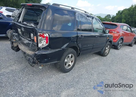 2006 Honda Pilot Ex from USA, damaged, VIN 2HKYF18466H528782
